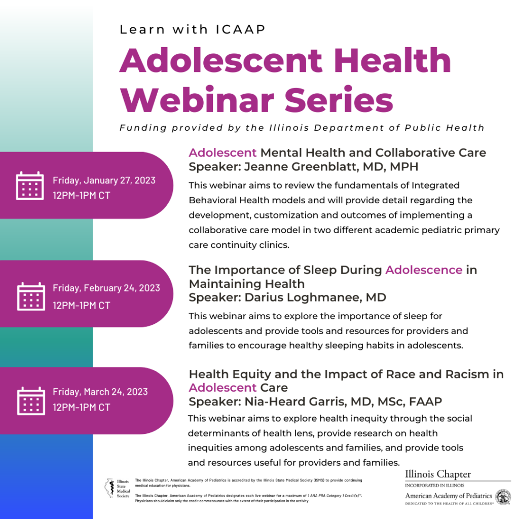 Adolescent Health 2023 Webinar Series Fliers Instagram (5)