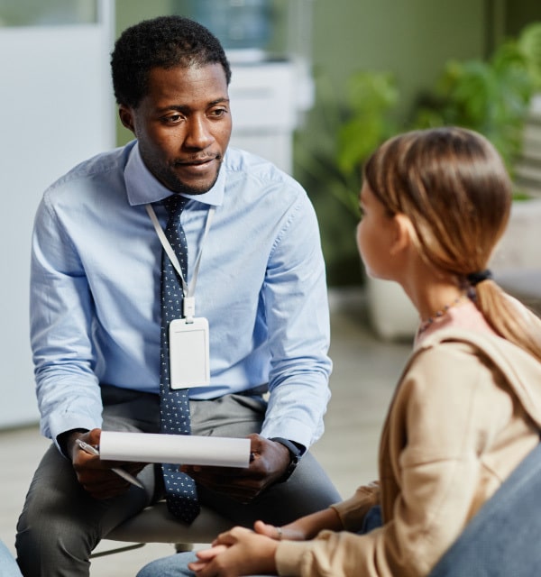 Child Talking With a Pediatric Doctor