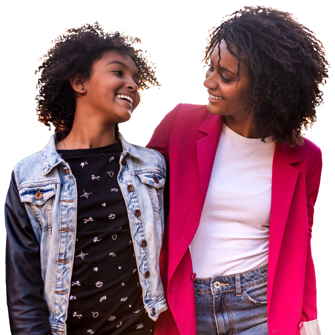 Teen Daughter and Mom Bonding