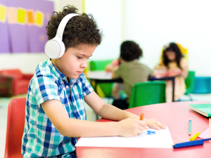 Child in a Classroom