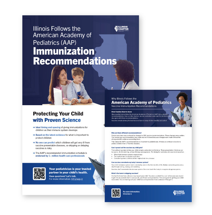 Illinois Supports the American Academy of Pediatrics Immunization Recommendations